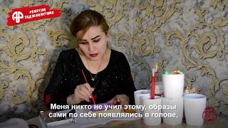 Как делают картины из камней самоцветов?