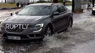 Spain: Heavy rains and storms rip through the province of Alicante