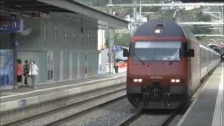 SBB CFF FFS Re 460 460 093 8 'Rhein' and 460 094 6 at Leuk