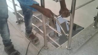 Stainless steel balcony railing