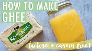 How We Make Ghee (AKA Clarified Butter) | Lactose + Casein Free