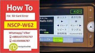 Japan Toyota radio Nscp w64 vs Nscp w62 comparison