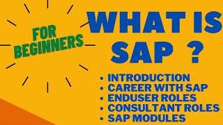 Introduction with SAP for Beginners
