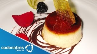 Receta para preparar flan de queso. Receta de flan de queso / Postres fáciles y rápidos