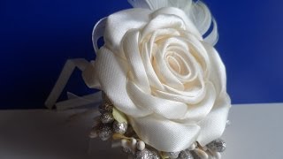 Свадебная Бутоньерка с Розой / Wedding Boutonniere with Rosa