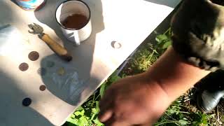 Minelab equonix, xp deus, e-trac vs монета на ребре.