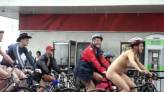 Nudist Cycle Ride through Brighton
