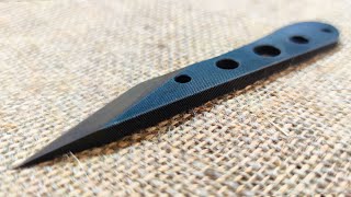 Knife Making - Japanese Kiridashi from a File