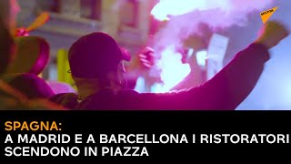Spagna: a Madrid e a Barcellona i ristoratori scendono in piazza