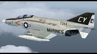 Сборка модели RF-4B Phantom II VMCJ-2 от Hasegawa часть 6я