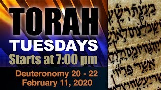 Tuesday Night Torah Class with Jerry: Deuteronomy 20 - 22