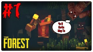 ? The Forest в майнкрафт ? || ЧАСТЬ 1 || КРУШЕНИЕ