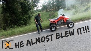 EPIC TRX 450ER WIPEOUTS AND TRAIL RIDES