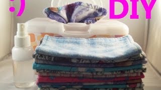 DIY Cloth Wipes & Spray Solution