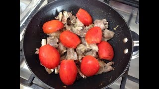 Peshawari Mutton Karahi - Mutton Karahi Gosht by (HUMA IN THE KITCHEN)