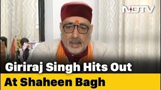 Shaheen Bagh Now Suicide Bombers' Breeding Ground: Minister Giriraj Singh