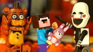 ФНАФ Лего Пять Ночей с Фредди и Лего НУБик Мультики Майнкрафт - Lego FNAF Minecraft Animation