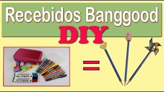 DIY-Lápis Customizados e Recebidos Loja Banggood