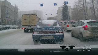Два небольших ДТП и неадекватный пешеход