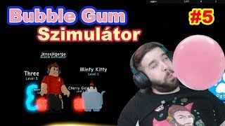 ÚJRA ITT A RÁGÓ SZIMULÁTOR ! | ÚJ PETEKET SZEREZTEM ! Bubble Gum Simulator 5