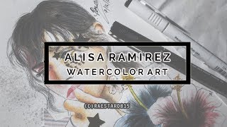Alisa Ramirez ( The Aces) l Watercolor Art