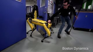 Тяжёлые будни робота из Boston Dynamics