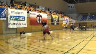 常山明良VS井上拓斗（男子シングルス1回戦）