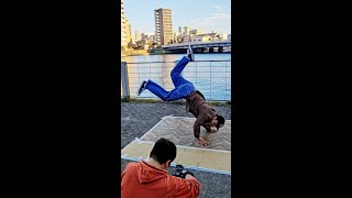 大正ゲットー文化祭 BBOYが踊ってみた HOUSEから突然KRUMP踊らせてたら、まさかの…