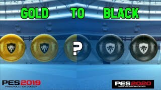 PES 2020 GOLD BALL TO BLACK BALL PLAYER UPGRADES