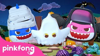 ¿De qué te vas a disfrazar? Tiburón Bebé disfrazado en Halloween | Es Halloween | Pinkfong Juguetes