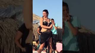 Latin American Woman belly dance