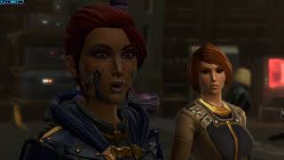 SWTOR Jedi Knight Part 240 - Truce & Kiss Lana Beniko with Satele Shan & Theron Shan