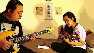 Night - Marty Friedman - Guitar cover by Raymond & Georgina Rhee