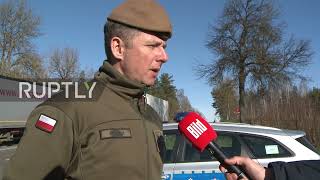 Poland: Checkpoint set up at Kuznica border crossing amid escalating migrant crisis