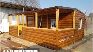 Домик(бытовка) с верандой - 7,00*4,95 -720 р (ставьте лайки по возможности)