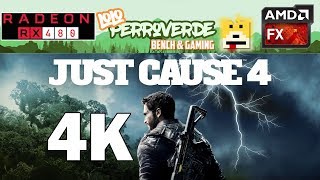 JUST CAUSE 4 - 4k Gaming: RX 480 + Ryzen 1700 Configuración Recomendada