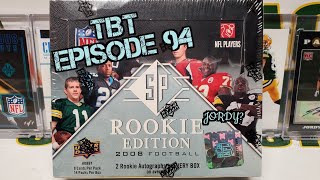 2008 Upper Deck SP Rookie Edition Hobby Box Opening. TBT Episode 94