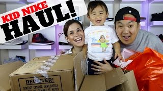 KID NIKE SNEAKER & CLOTHING HAUL! (OUR FAVORITE KID SHOES)