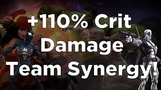 +110% Crit Damage Team Synergy! - Marvel Contest of Champions