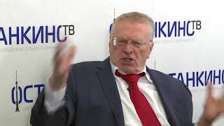 Школа Останкино ТВ  В В Жириновский о своей популярности у молодежи 16 01 18