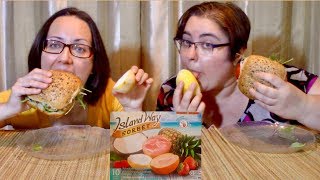 Sandwich And Lemon Sherbet | Gay Family Mukbang (먹방) - Eating Show