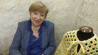 Детское пончо "Липовый цвет". Мастер-класс по вязанию крючком от О. С. Литвиной.