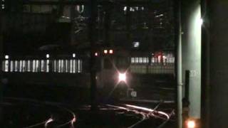 上野駅地平ホーム　列車接近警報音