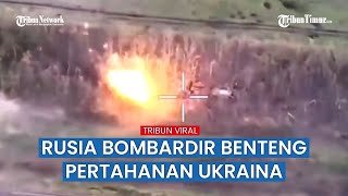 Serangan Kuat Artileri Rusia Tepat Sasaran Pukul Tentara Ukraina, Berkat Bantuan Drone