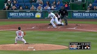 BAL@KC: Chen robs Giavotella of a hit on grounder
