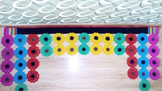 Ламбрекен вязание крючком