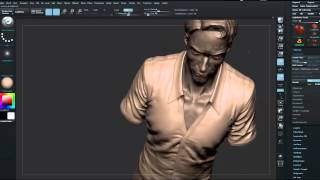 ZBrush tutorial: Cloth sculpting, Part 5