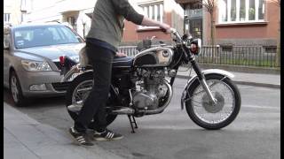 Honda CB 450 K1 1968 - first startup after restoration and engine rebuild
