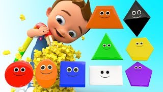 Water Tub Shapes 3D - Learning Shapes & Colors with Little Baby Kids Children Shapes Educational