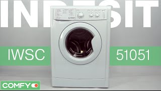 Indesit IWSC 51051 UA - доступная практичная стиральная машина - Видеодемонстрация от Comfy